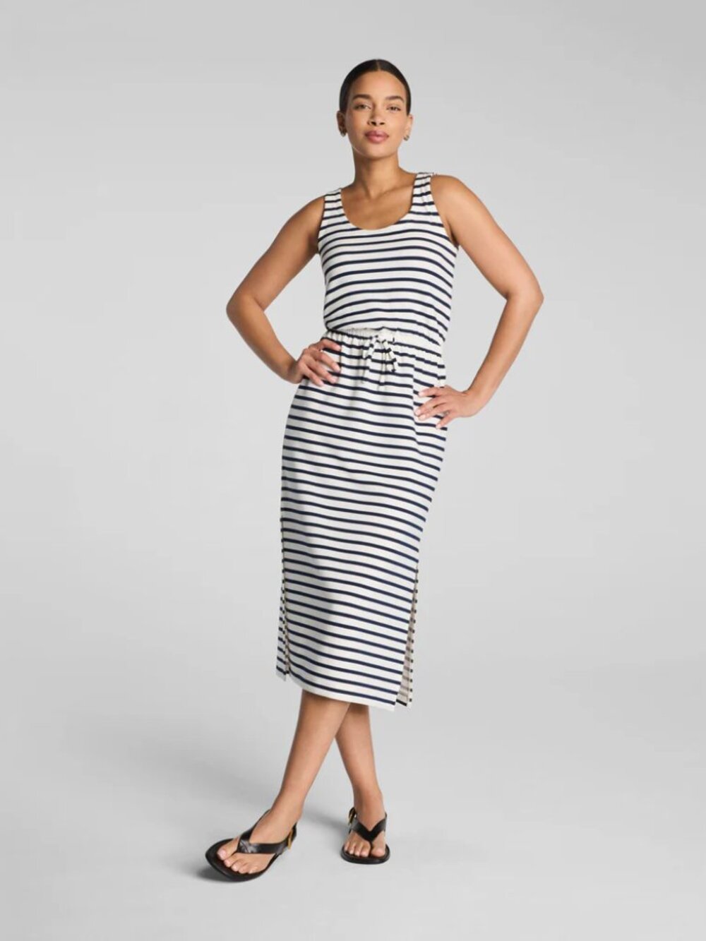 SPANX Air Essentials Drawstring Maxi Tank Dress- NWT- S